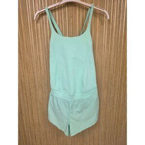 Free People Movement Maternity Hatch Mint Green Workout Shorts Unitard Size S